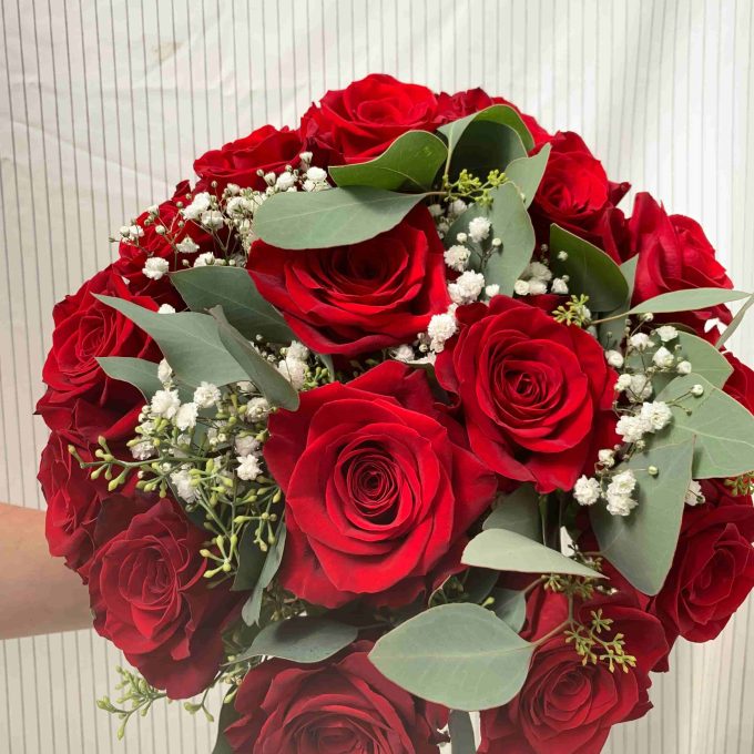 BOUQUET DE 15 ROSES ROUGES - THEMIS
